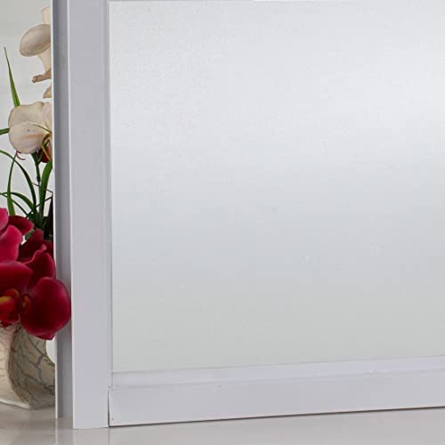 Window Tint Sheet, Window Film, Blackout Sheet, White, Blindfold, UV Protection, Frosted Glass Style, Heat Insulating, Insulating, Apply to Water, Removable, Glass Film, Shatterproof, Invisible, White, 17.5 x 59.1 inches (44.5 x 150 cm)
