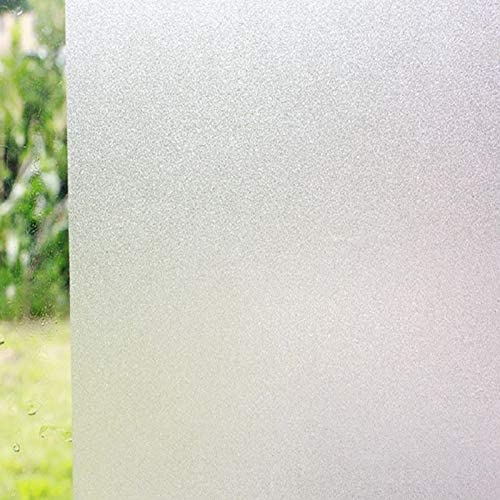 [Amazon브랜드] Umi(《우미》)창의 프라이버시 필름-베쓰룸용이 문질러 유리 커버 오피스의 리빙 룸용이 불투명한 정적 달라붙는 스티커 비점착성-매트 퓨어-45x200cm