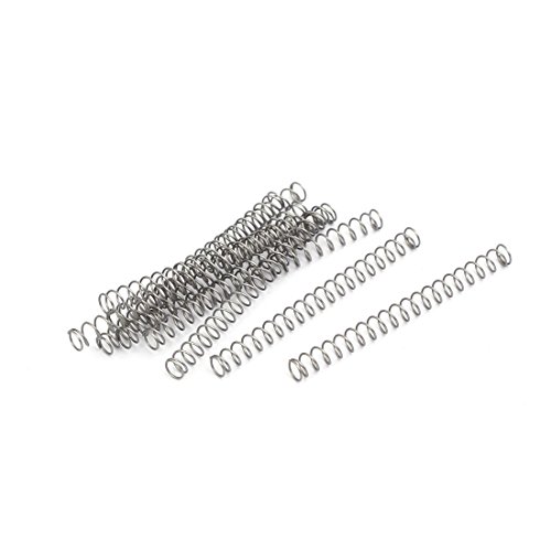 uxcell Compression Spring 304 스테인레스 스틸 Outer Diameter 0.1 inch 3 mm 와이어 0.01 0.3 Length 1.4 35 실버 Tone 10 Pieces