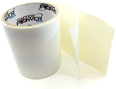 Butyl Tape Patch & Seal | Waterproof | USA Made Quality | Clear | 4 Inch x 5 FT | by Gaffer Power