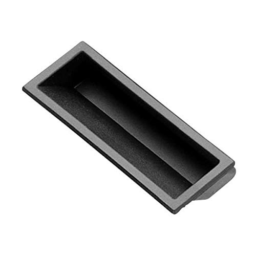 Southco Concealed Flush Pull Handle Black ABS Plastic - P2-43-1