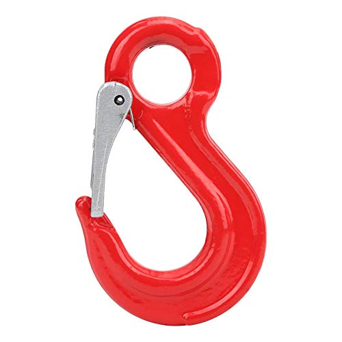 Safety Latch 2Ton Round Fixed Eye-Lifting Hook Alloy Steel Swivel Eye Hook with Crane Hoist Hook
