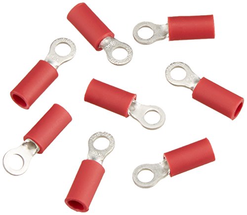 대동 단자 제조 DST 절연 피복부 압착단자 원형 단자(RAV형태)빨강 RAV1.25-3 R 1 상500개 들이