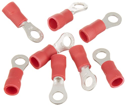 대동 단자 제조 DST 절연 피복부 압착단자 원형 단자(RBV형태)빨강 RBV1.25-3.5 R 1 상500개 들이