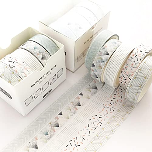 일본풍 패턴 종이 마스킹 테이프 5개 (옵션택일)