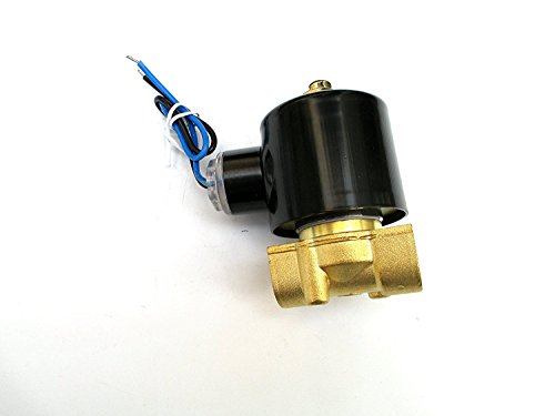 JEM&JULES 3/8 Solenoid Valve 24v DC Brass Electric Air Water Gas Diesel Normally Closed NPT