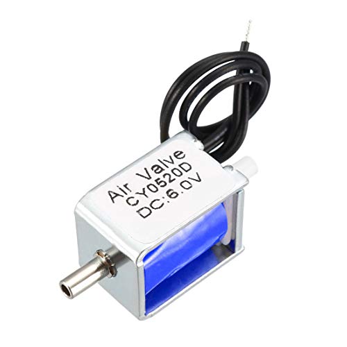 uxcell Miniature Solenoid Valve 2 Way Normally Closed DC6V 0.38A Air