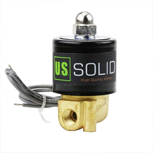 1/8" Brass Electric Solenoid Valve 24V DC Normally Closed VITON