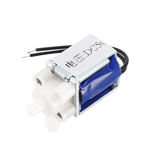 uxcell Miniature Solenoid Valve 2 Way Normally Closed DC5V 0.22A Water Air Solenoid Valve