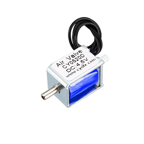 uxcell Miniature Solenoid Valve 2 Way Normally Closed DC4.5V 0.5A Air