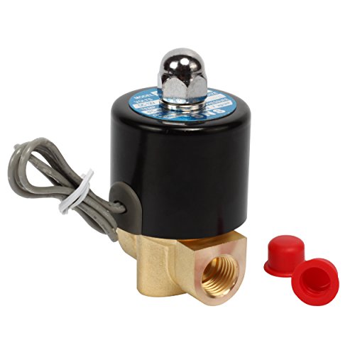 SNS 2W025-N08/AC110V 1/4NPT Brass Electric Solenoid Valve Normally Closed Water, Air, Diesel