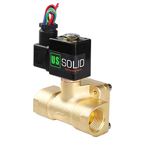 3/4 Brass Electric Solenoid Valve High Pressure 12 VDC Normally Closed