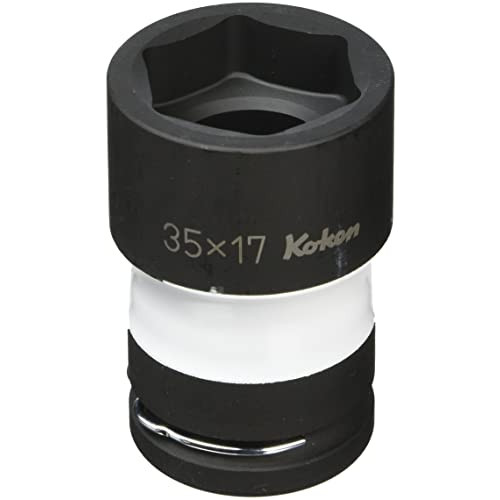 【Ko-ken】 PW6P-35x17 3/4"(19mm)SQ.임팩트 휠 너트 소켓(콤비네이션 타입/박고기 색첨부(부)) 35mmx17mm