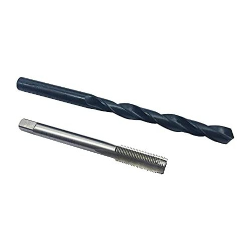 KinRite 5/16-36 UNS-2B HSS Tap ，UNS Machine Thread Tap Right Hand and Φ7.3mm(0.28) Length 4.3 Straight Handle Twist Drill