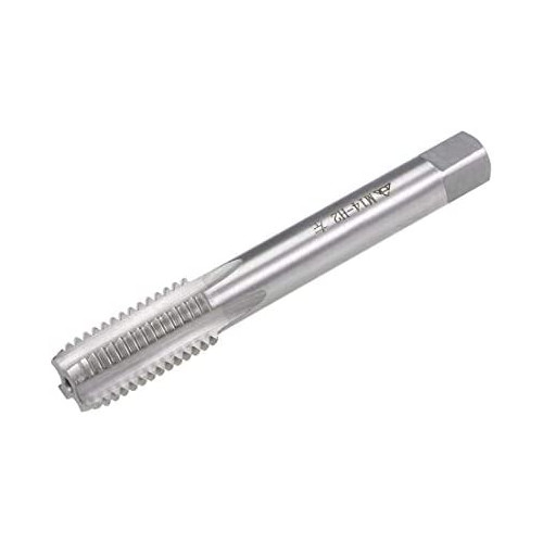 uxcell Metric Machine Tap Left M12 Thread 1.75 Pitch H2 4 Flutes High Speed Steel
