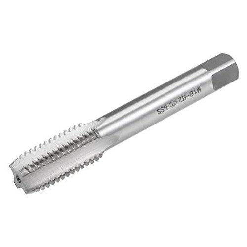 uxcell Metric Machine Tap M20 Thread 2.5 Pitch 4 Straight Flutes High Speed Steel