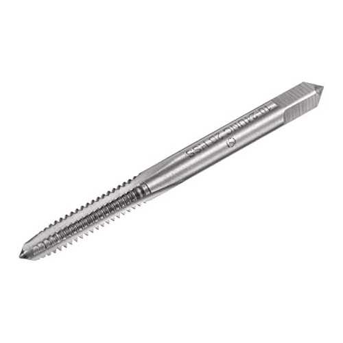 uxcell Thread Milling Tap 8-32 UNC, M42 HSS (High Speed Steel) Uncoated 3 Straight Flutes Machine Screw Threading Tap 2B Tolerance Grade