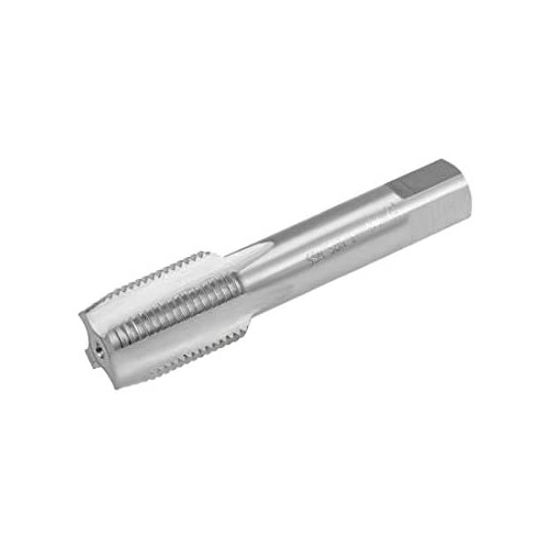 uxcell Machine Tap, 1/4-18 NPS Straight Pipe 4 Straight Flutes High Speed Steel Screw Thread Threading Milling Tap