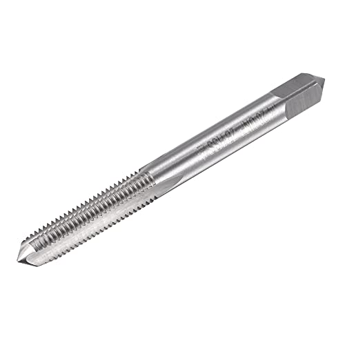 uxcell Thread Milling Threading Tap 1/4"-28 UNF Left Hand Machine HSS High Speed Steel 6542 Uncoated 3 Straight Flutes 2B Tolerance Grade