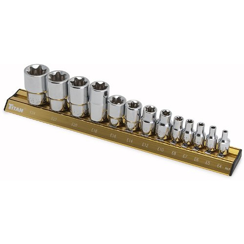 Titan Tools - 13-Pc E-Star Socket Set (17403)