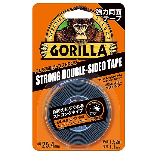 Gorilla Gloue 고릴라 스트롱 25.4mm×1.52m 블랙