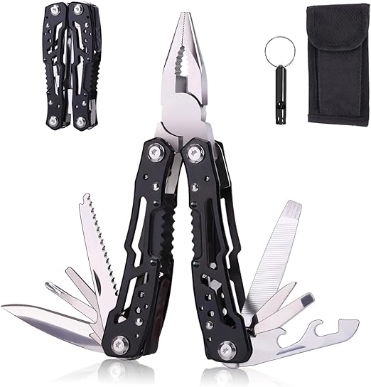 14 in 1 Multitool Pliers Gives One Whistle as a Gift, Professional Pocket Pliers from Wife Daughter to Father Boyfriend Husband on Christmas, Birthday, Valentine's Day, Father's Day - Samest