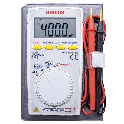 Sanwa 산와전기계기 디지털멀티미터 PM-3
